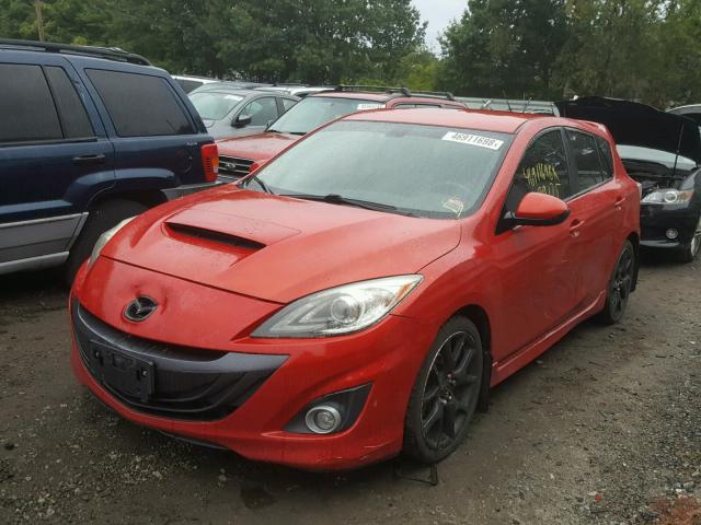JM1BL1K3XB1388493 - 2011 MAZDA SPEED 3 RED photo 2