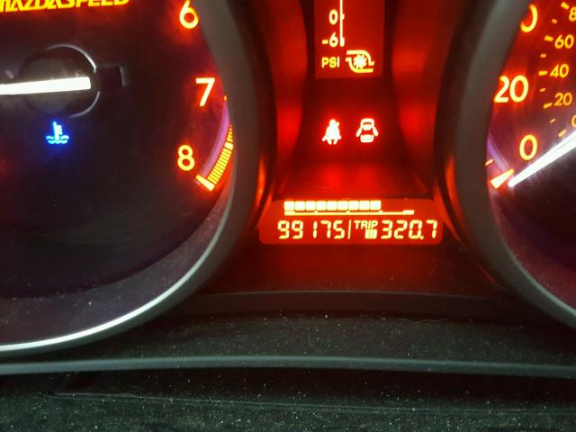 JM1BL1K3XB1388493 - 2011 MAZDA SPEED 3 RED photo 8