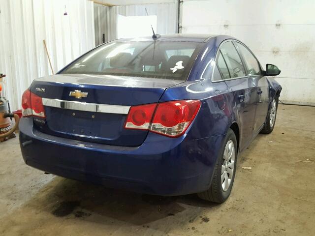 1G1PA5SG2D7194233 - 2013 CHEVROLET CRUZE LS BLUE photo 4