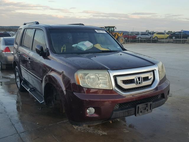 5FNYF38419B002154 - 2009 HONDA PILOT EX MAROON photo 1