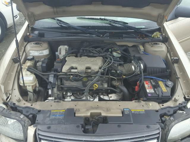 1G1ND52J52M512290 - 2002 CHEVROLET MALIBU BEIGE photo 7