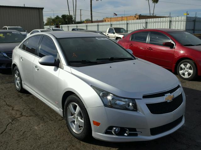 1G1PC5SB9D7285353 - 2013 CHEVROLET CRUZE LT SILVER photo 1