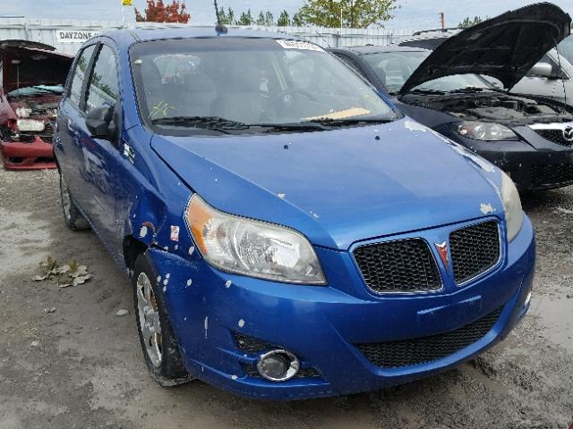 KL2TX65E29B405104 - 2009 PONTIAC G3 WAVE SE BLUE photo 1