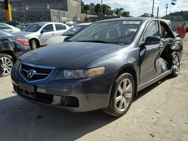 JH4CL96804C033881 - 2004 ACURA TSX CHARCOAL photo 2