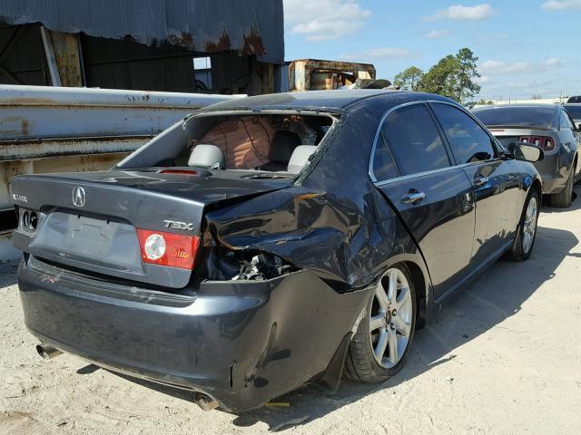 JH4CL96804C033881 - 2004 ACURA TSX CHARCOAL photo 4