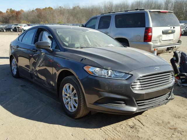 3FA6P0G7XGR332438 - 2016 FORD FUSION S CHARCOAL photo 1