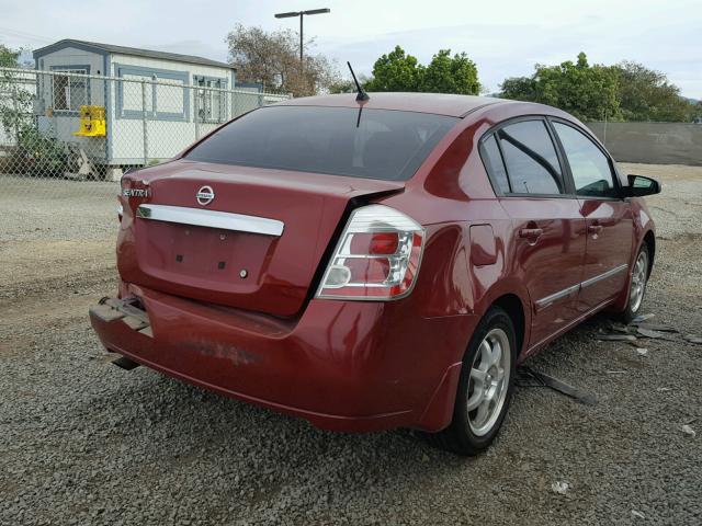 3N1AB6APXAL659420 - 2010 NISSAN SENTRA 2.0 RED photo 4