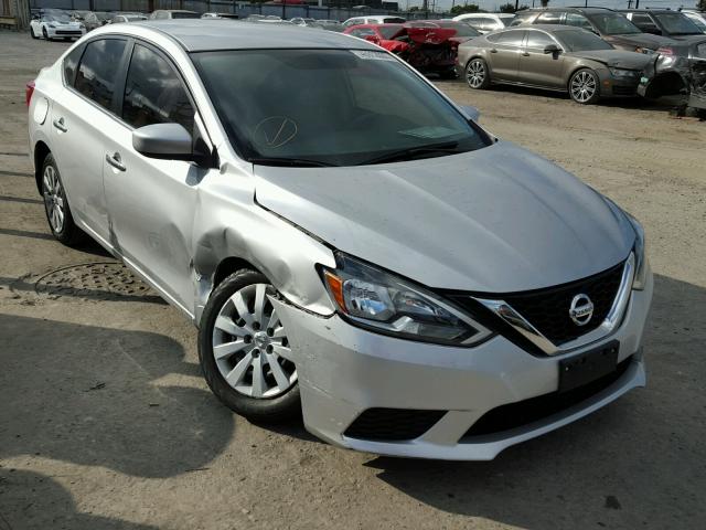 3N1AB7AP2GY238678 - 2016 NISSAN SENTRA S SILVER photo 1