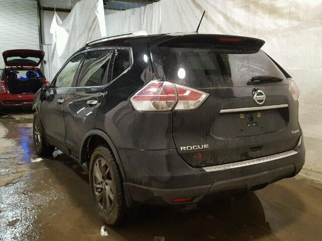 5N1AT2MV1FC863986 - 2015 NISSAN ROGUE S BLACK photo 3