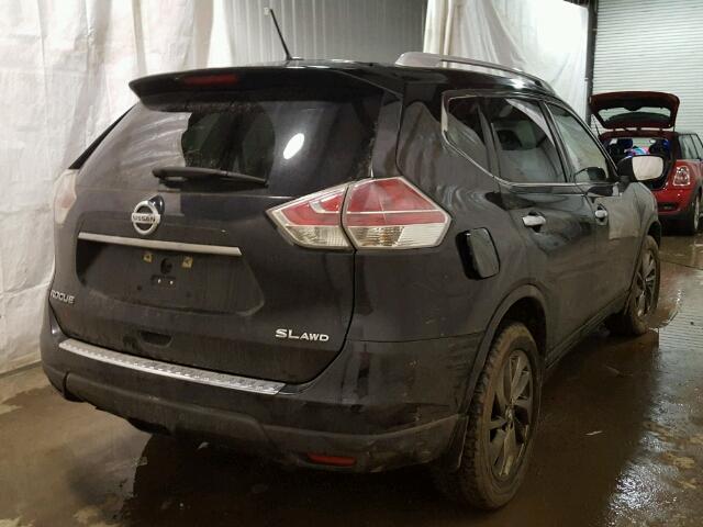 5N1AT2MV1FC863986 - 2015 NISSAN ROGUE S BLACK photo 4