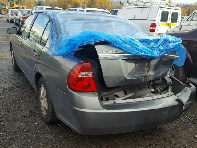 1G1ZT52855F126883 - 2005 CHEVROLET MALIBU LS GRAY photo 3