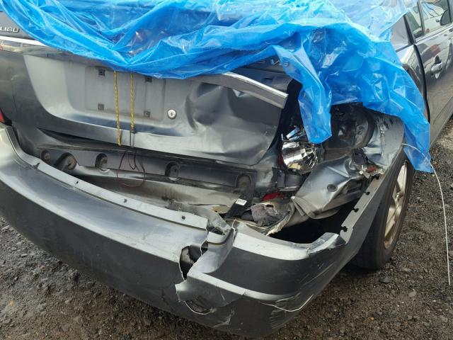 1G1ZT52855F126883 - 2005 CHEVROLET MALIBU LS GRAY photo 9