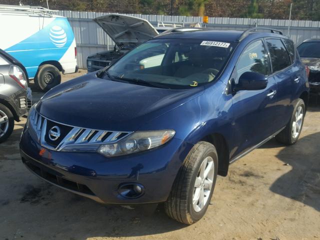 JN8AZ18U09W024238 - 2009 NISSAN MURANO S BLUE photo 1