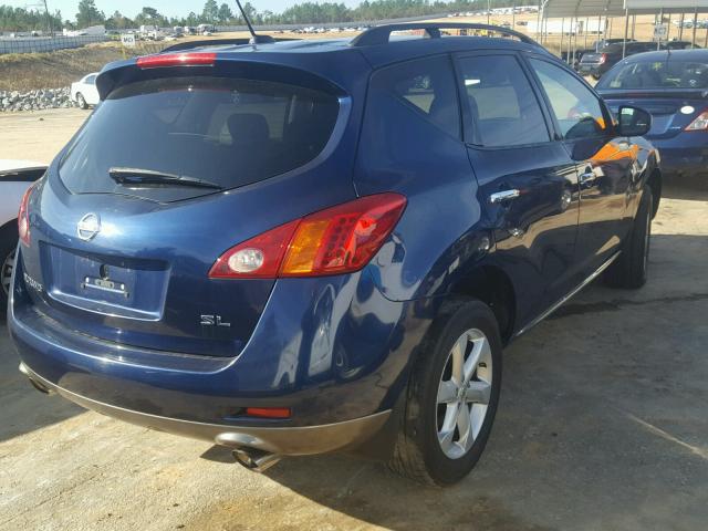 JN8AZ18U09W024238 - 2009 NISSAN MURANO S BLUE photo 3