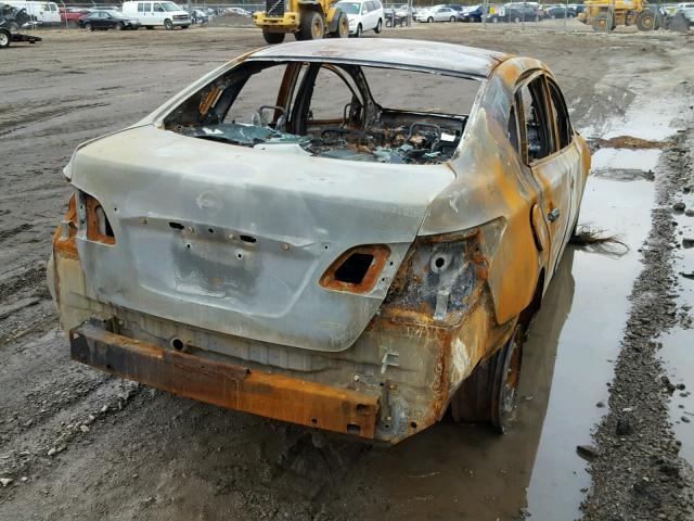 3N1AB7AP2EY257860 - 2014 NISSAN SENTRA S BURN photo 4