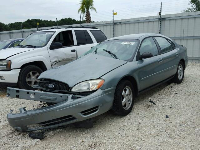 1FAFP53U87A150465 - 2007 FORD TAURUS SE GREEN photo 2