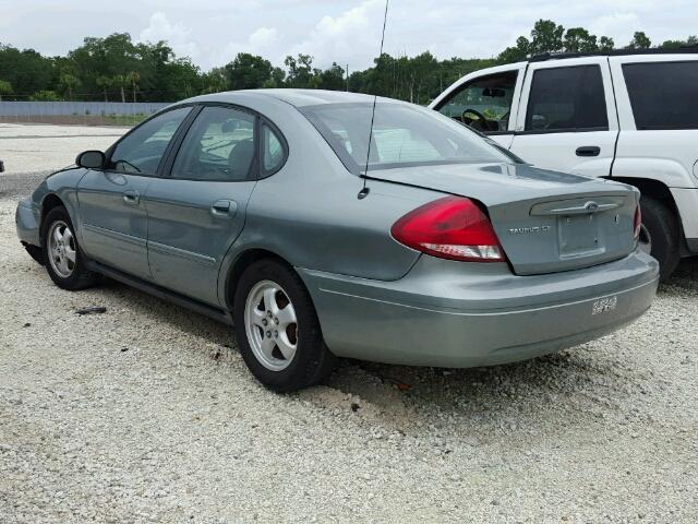 1FAFP53U87A150465 - 2007 FORD TAURUS SE GREEN photo 3