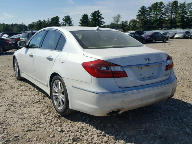 KMHGC4DD1DU240453 - 2013 HYUNDAI GENESIS 3. WHITE photo 3