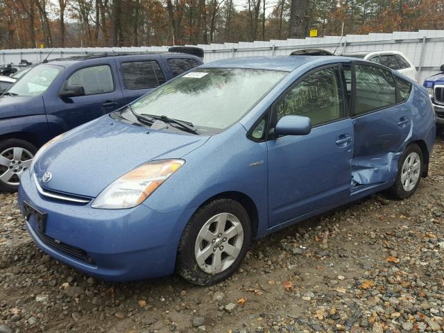 JTDKB20U187746543 - 2008 TOYOTA PRIUS BLUE photo 2