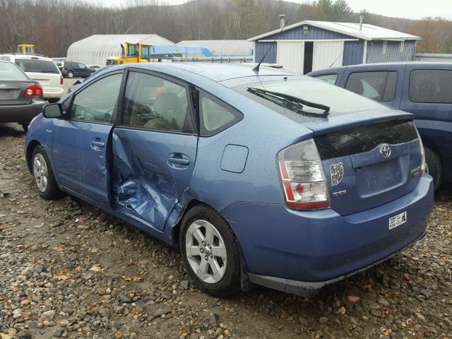 JTDKB20U187746543 - 2008 TOYOTA PRIUS BLUE photo 3