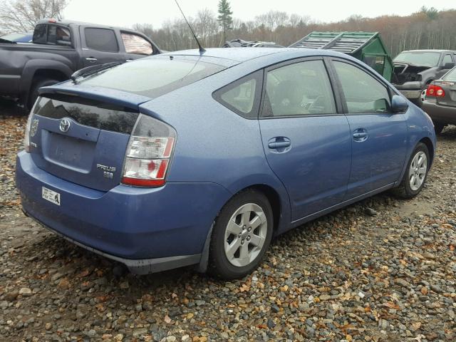 JTDKB20U187746543 - 2008 TOYOTA PRIUS BLUE photo 4