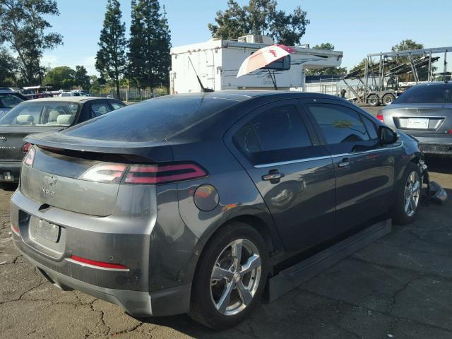 1G1RH6E41DU137051 - 2013 CHEVROLET VOLT GRAY photo 4