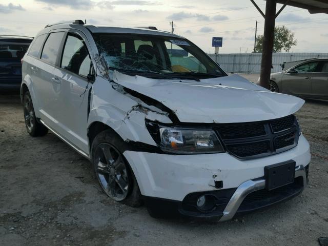 3C4PDCGB4GT118867 - 2016 DODGE JOURNEY CR WHITE photo 1