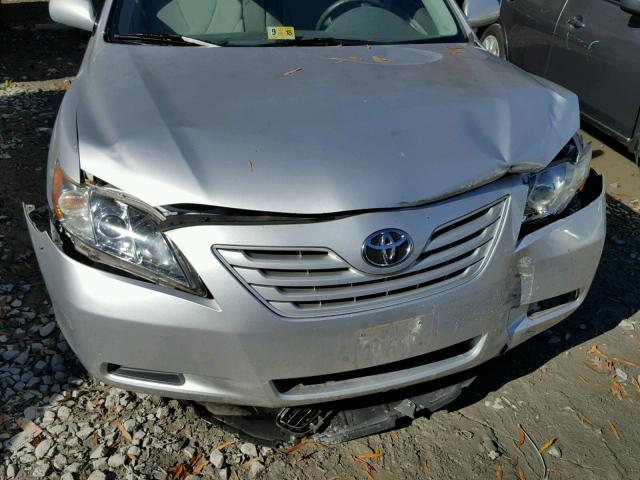 4T1BE46K29U880579 - 2009 TOYOTA CAMRY BASE SILVER photo 9