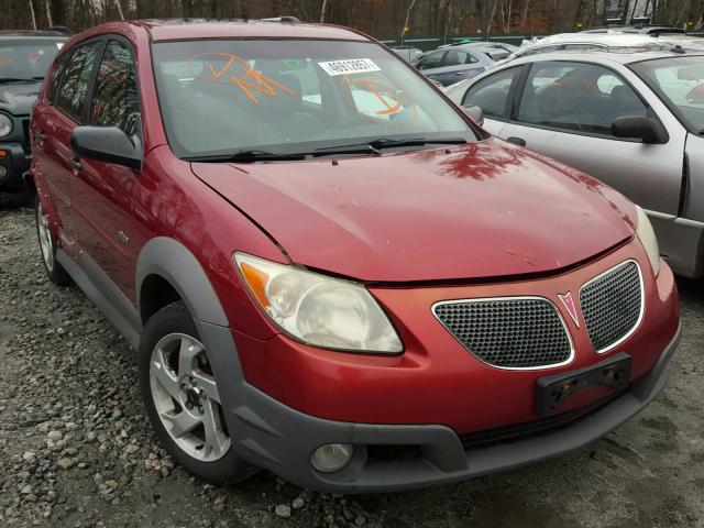 5Y2SM67816Z433312 - 2006 PONTIAC VIBE RED photo 1