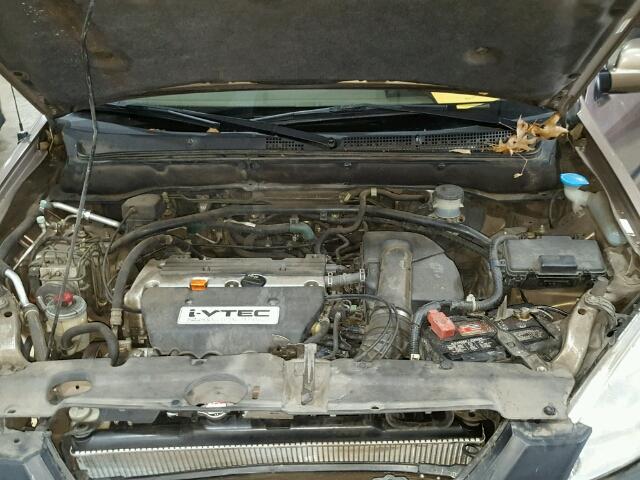 JHLRD78853C045844 - 2003 HONDA CR-V EX BROWN photo 7