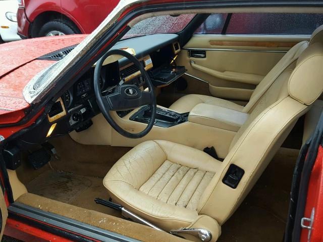 SAJNV5847FC120642 - 1985 JAGUAR XJS RED photo 5