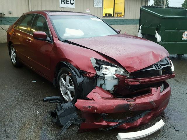 1HGCM56644A145862 - 2004 HONDA ACCORD EX BURGUNDY photo 1