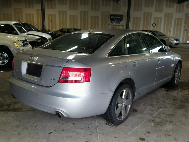 WAUDH74F98N084042 - 2008 AUDI A6 3.2 QUA SILVER photo 4