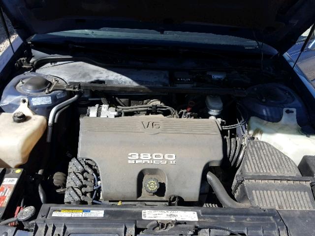 1G4HP52K3WH485475 - 1998 BUICK LESABRE CU BLUE photo 7