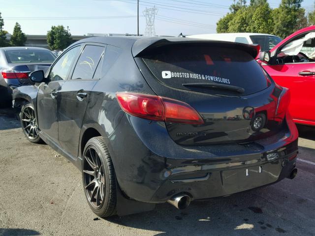 JM1BL1H61A1339070 - 2010 MAZDA 3 S BLACK photo 3