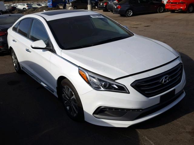 5NPE34AF9HH439445 - 2017 HYUNDAI SONATA SPO WHITE photo 1