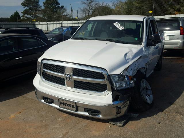 1C6RR7LT1HS715565 - 2017 RAM 1500 SLT WHITE photo 2