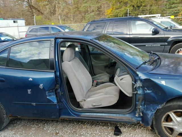 1G3NL52E42C142811 - 2002 OLDSMOBILE ALERO GL BLUE photo 9