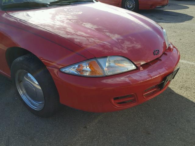 1G1JC124427279182 - 2002 CHEVROLET CAVALIER RED photo 10