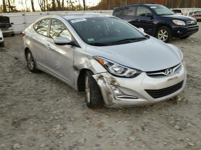 KMHDH4AE7FU264728 - 2015 HYUNDAI ELANTRA SE GRAY photo 1