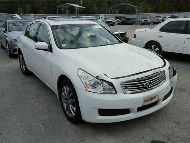 JNKCV61F99M355743 - 2009 INFINITI G37 WHITE photo 1