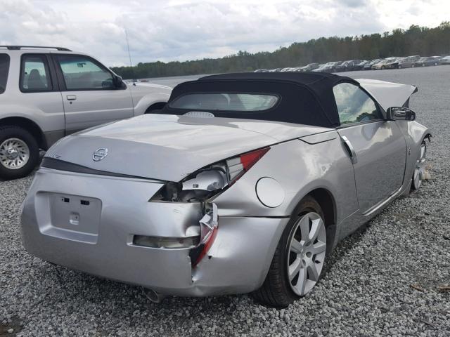 JN1AZ36A64T003505 - 2004 NISSAN 350Z ROADS SILVER photo 4