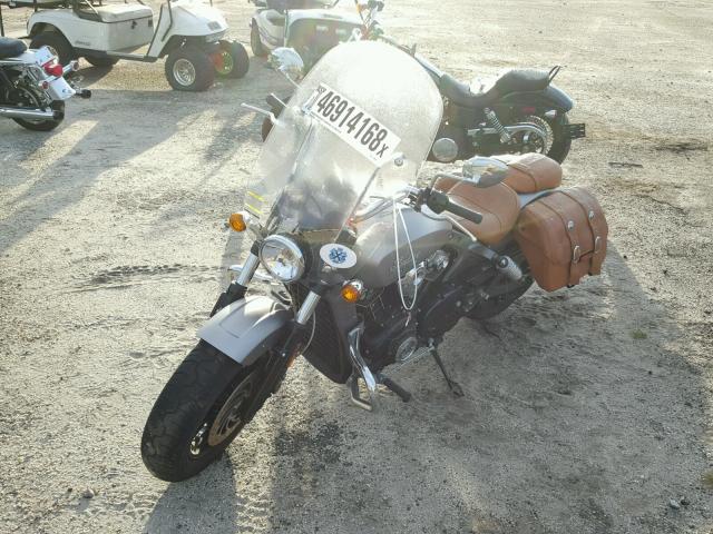 56KMSA008F3100494 - 2015 INDIAN MOTORCYCLE CO. SCOUT ABS GRAY photo 2