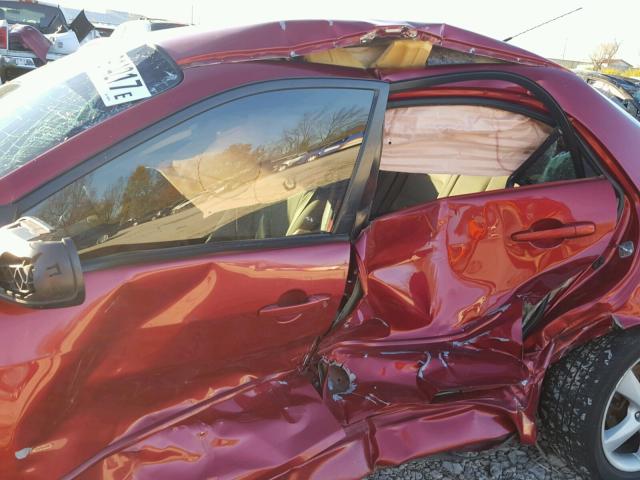 1YVHP80D165M65859 - 2006 MAZDA 6 S RED photo 9