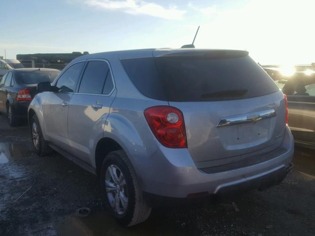 2GNALAEK3F6310176 - 2015 CHEVROLET EQUINOX LS SILVER photo 3