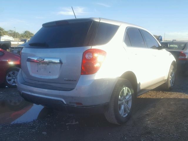 2GNALAEK3F6310176 - 2015 CHEVROLET EQUINOX LS SILVER photo 4