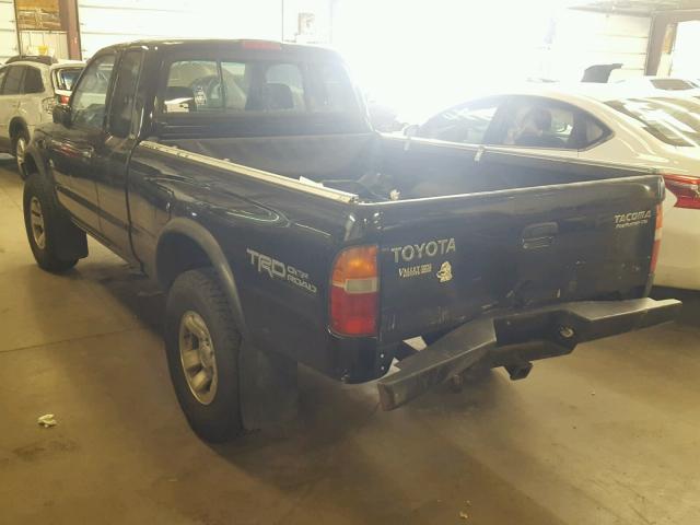 4TASN92N8XZ529656 - 1999 TOYOTA TACOMA XTR BLACK photo 3