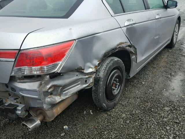 1HGCP2F39BA058113 - 2011 HONDA ACCORD LX SILVER photo 9