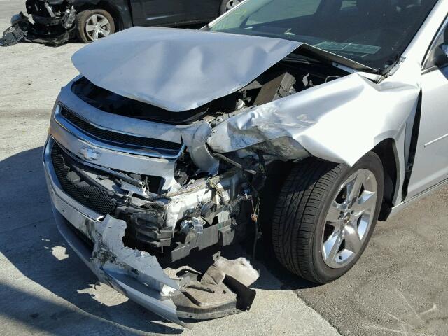 1G1ZC5E08AF198774 - 2010 CHEVROLET MALIBU 1LT SILVER photo 9