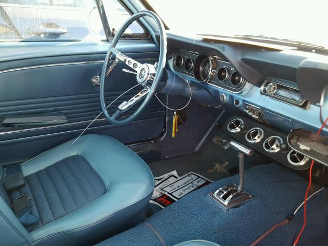 6F07C165404 - 1966 FORD MUSTANG BLUE photo 5